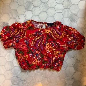 Fun bright colored crop top